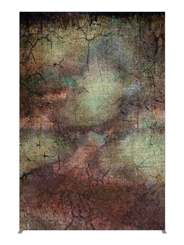 Dark olive brown grunge, photography backdrop panel for Denny StudioEdge silicone edge frame, 5 ft