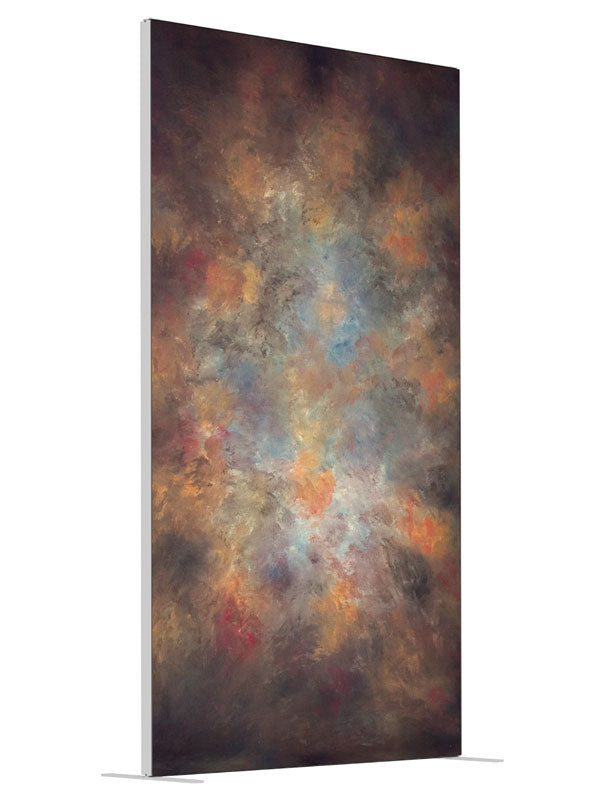 DaVinci shown at an angled view, photography backdrop panel for Denny StudioEdge silicone edge frame, 4 ft