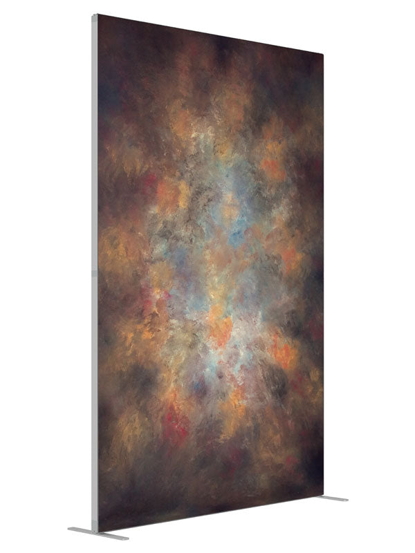 DaVinci shown at an angled view, photography backdrop panel for Denny StudioEdge silicone edge frame, 5 ft