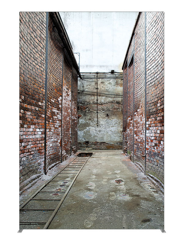 Dead End, photography backdrop panel for Denny StudioEdge silicone edge frame, 5 ft