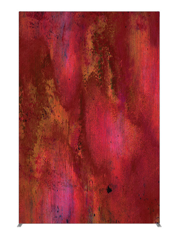 Deep crimson black brushwork, photography backdrop panel for Denny StudioEdge silicone edge frame, 5 ft
