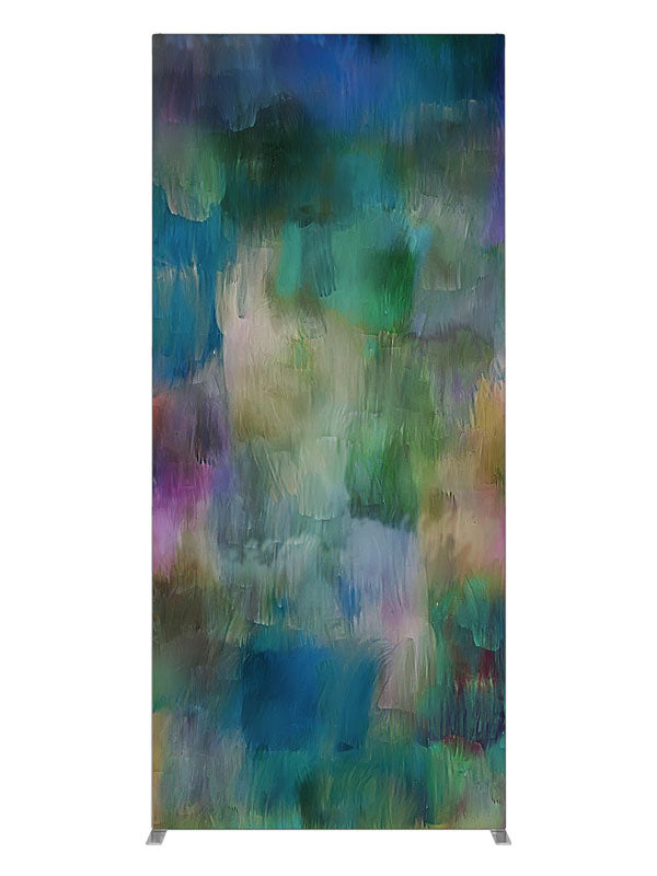 Deep green blue purple jewel tone, photography backdrop panel for Denny StudioEdge silicone edge frame, 3 ft