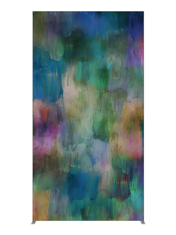 Deep green blue purple jewel tone, photography backdrop panel for Denny StudioEdge silicone edge frame, 4 ft