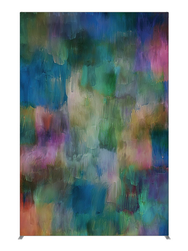 Deep green blue purple jewel tone, photography backdrop panel for Denny StudioEdge silicone edge frame, 5 ft