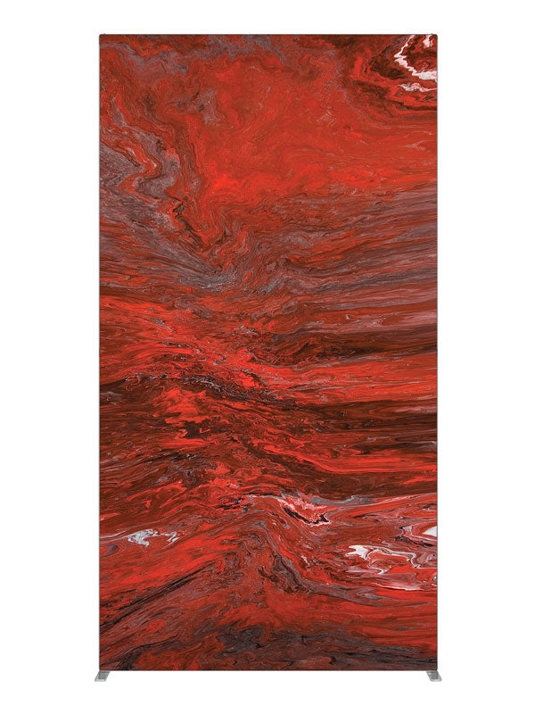 Deep red marbled texture, photography backdrop panel for Denny StudioEdge silicone edge frame, 4 ft