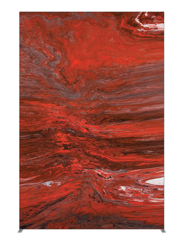 Deep red marbled texture, photography backdrop panel for Denny StudioEdge silicone edge frame, 5 ft