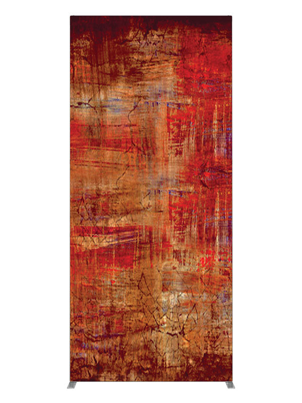 Deep red plaster texture, photography backdrop panel for Denny StudioEdge silicone edge frame, 3 ft