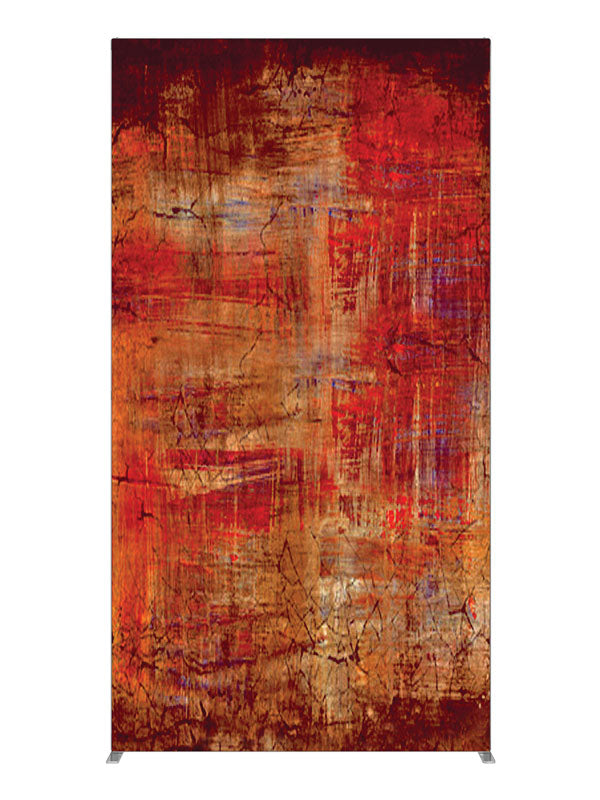 Deep red plaster texture, photography backdrop panel for Denny StudioEdge silicone edge frame, 4 ft