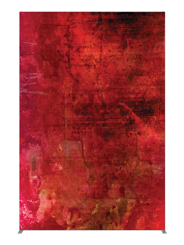Deja Vu Red Texture, photography backdrop panel for Denny StudioEdge silicone edge frame, 5 ft