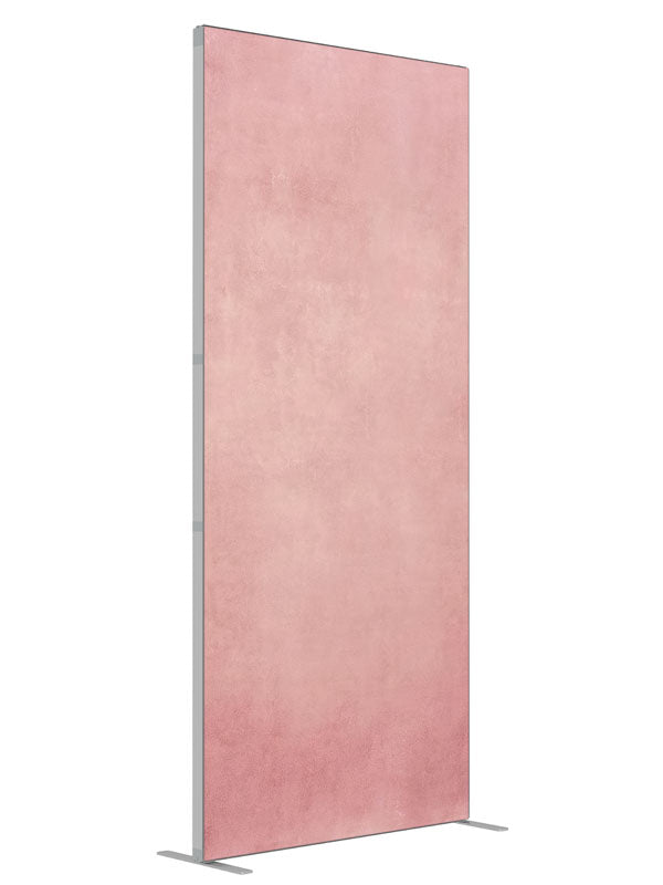 Delphine Light Pink Abstract Texture shown at an angled view, photography backdrop panel for Denny StudioEdge silicone edge frame, 3 ft