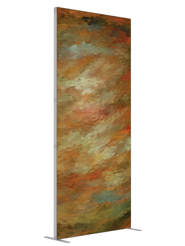 Desert Sands Warm Sand Texture shown at an angled view, photography backdrop panel for Denny StudioEdge silicone edge frame, 3 ft