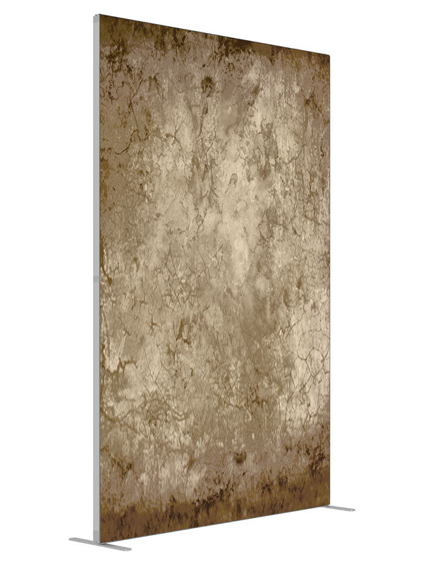 DeVille Plaster Texture shown at an angled view, photography backdrop panel for Denny StudioEdge silicone edge frame, 5 ft