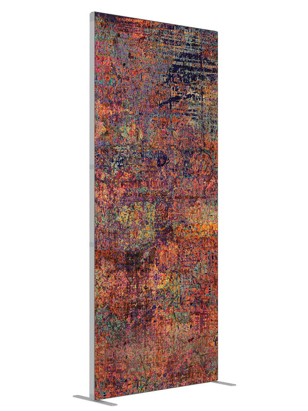 Distortion Grunge Texture shown at an angled view, photography backdrop panel for Denny StudioEdge silicone edge frame, 3 ft