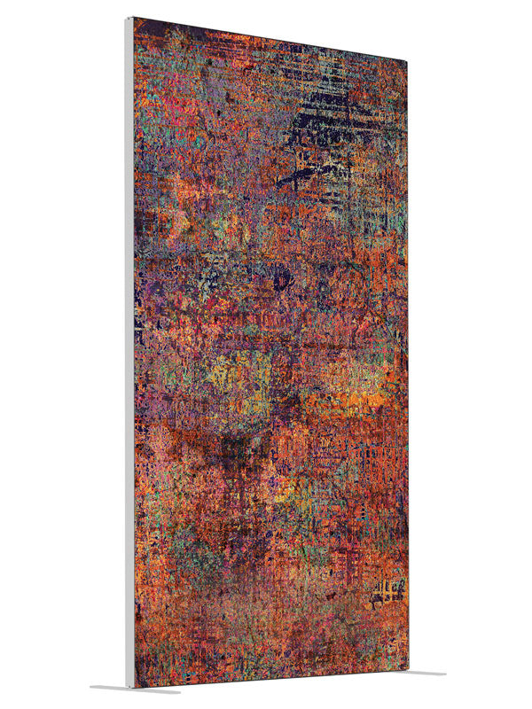 Distortion Grunge Texture shown at an angled view, photography backdrop panel for Denny StudioEdge silicone edge frame, 4 ft
