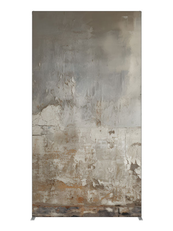 Distressed Grey Brown & Ivory Texture Wall, photography backdrop panel for Denny StudioEdge silicone edge frame, 4 ft
