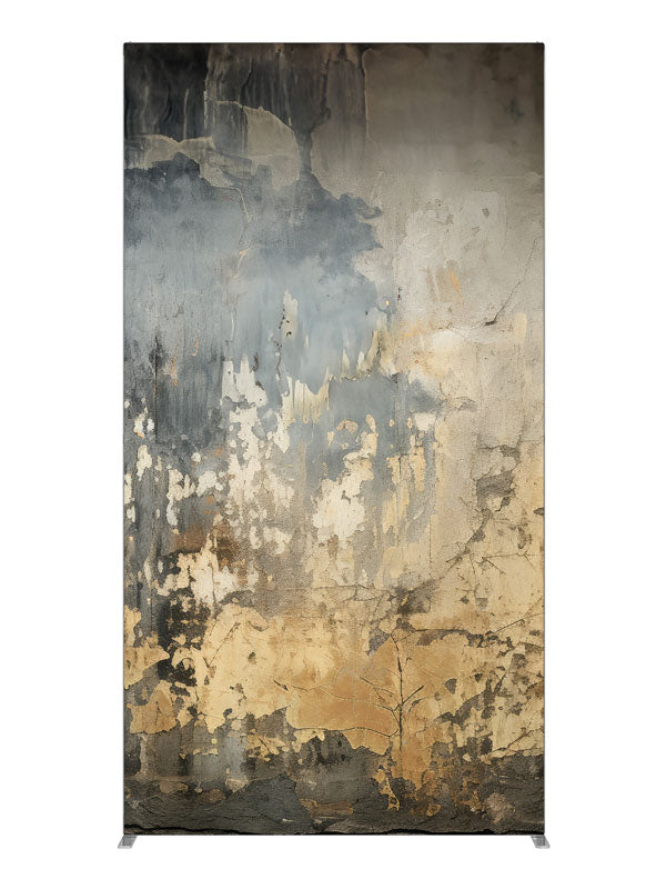 Distressed Grey Slate Ivory Texture Wall, photography backdrop panel for Denny StudioEdge silicone edge frame, 4 ft