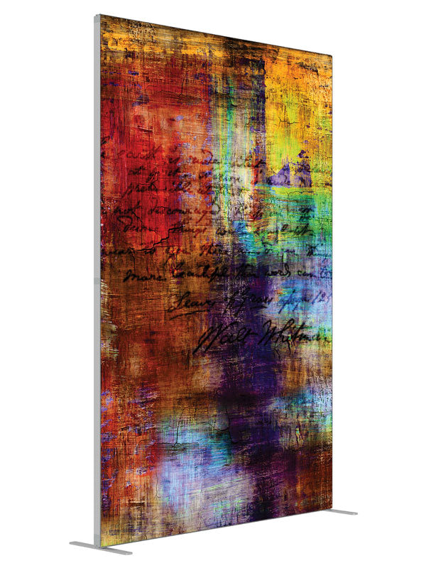 Disturbed Grunge Abstract shown at an angled view, photography backdrop panel for Denny StudioEdge silicone edge frame, 5 ft