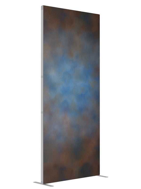 Domenichi shown at an angled view, photography backdrop panel for Denny StudioEdge silicone edge frame, 3 ft