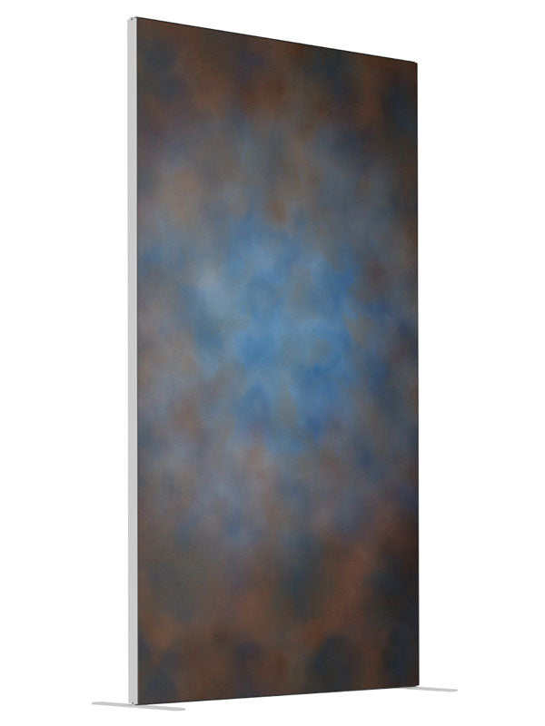 Domenichi shown at an angled view, photography backdrop panel for Denny StudioEdge silicone edge frame, 4 ft