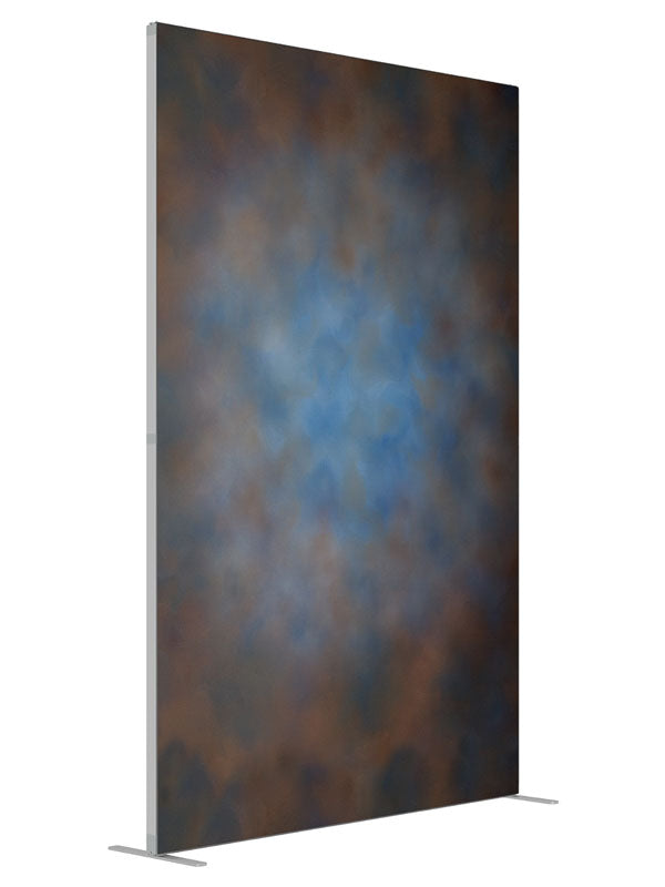 Domenichi shown at an angled view, photography backdrop panel for Denny StudioEdge silicone edge frame, 5 ft