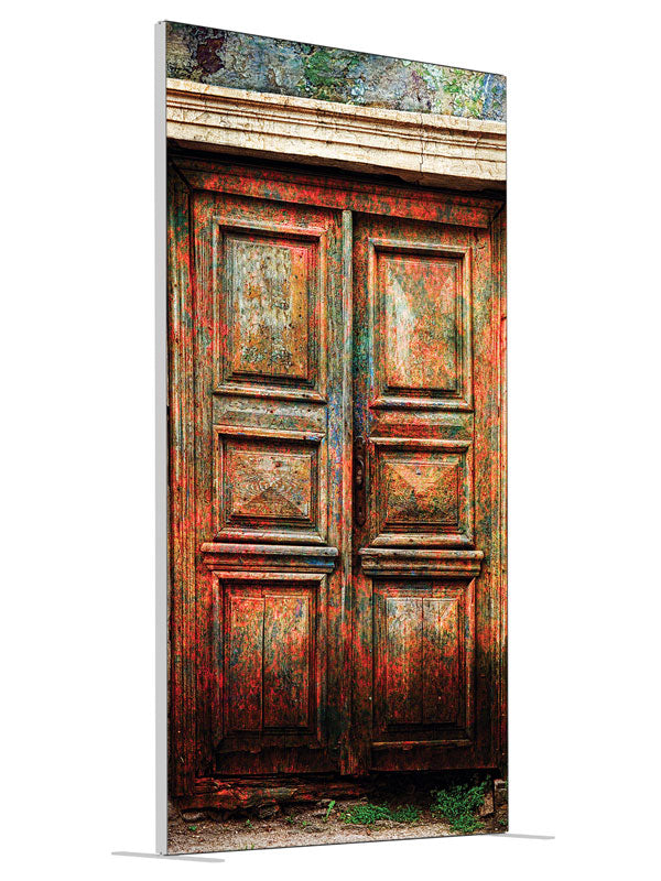 Door CP 7312 shown at an angled view, photography backdrop panel for Denny StudioEdge silicone edge frame, 4 ft