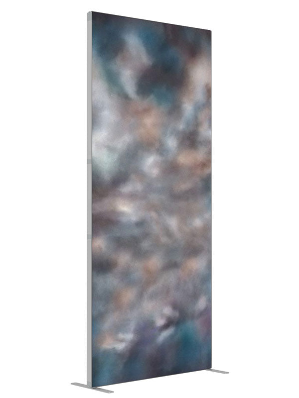 Drama 2 shown at an angled view, photography backdrop panel for Denny StudioEdge silicone edge frame, 3 ft