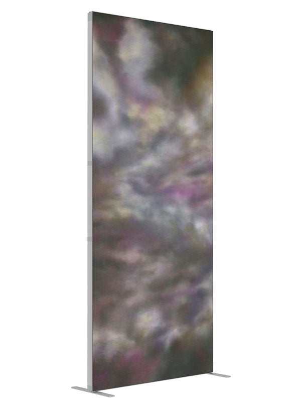 Drama 3 shown at an angled view, photography backdrop panel for Denny StudioEdge silicone edge frame, 3 ft