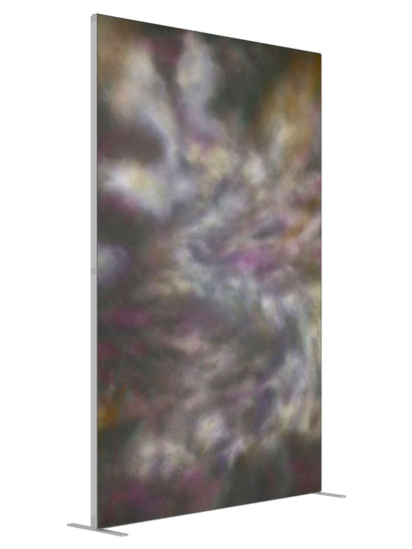 Drama 3 shown at an angled view, photography backdrop panel for Denny StudioEdge silicone edge frame, 5 ft