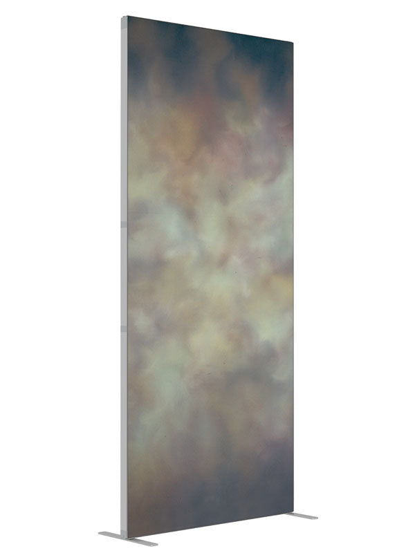 Dramatic Autumn shown at an angled view, photography backdrop panel for Denny StudioEdge silicone edge frame, 3 ft