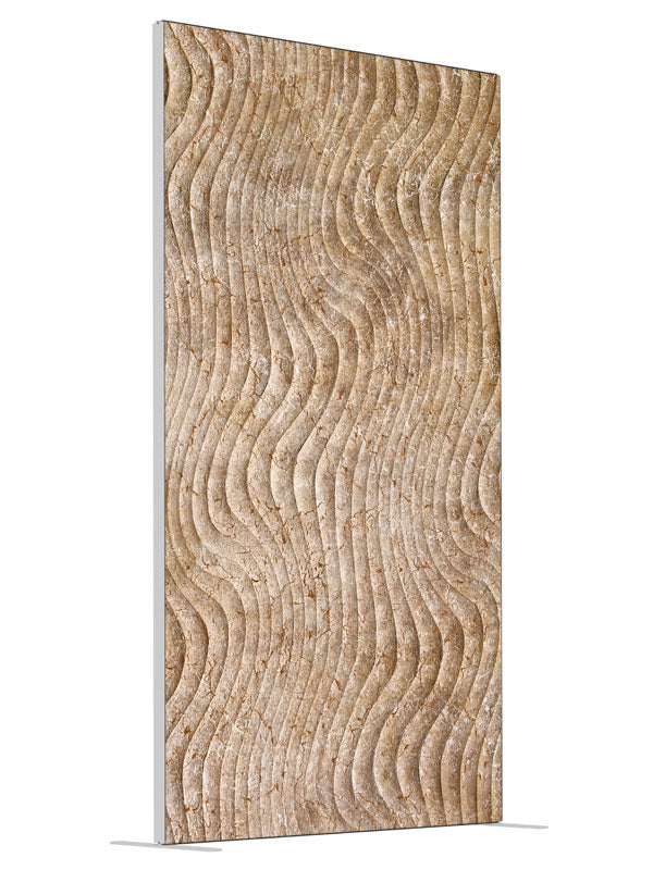 Dunewood shown at an angled view, photography backdrop panel for Denny StudioEdge silicone edge frame, 4 ft