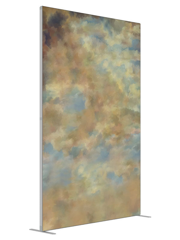 Dusky shown at an angled view, photography backdrop panel for Denny StudioEdge silicone edge frame, 5 ft