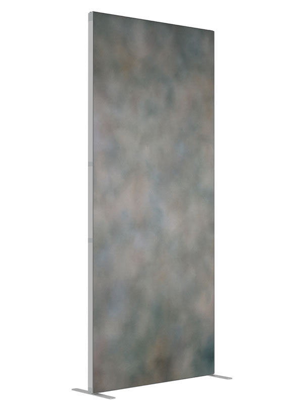 Dusty Brown shown at an angled view, photography backdrop panel for Denny StudioEdge silicone edge frame, 3 ft