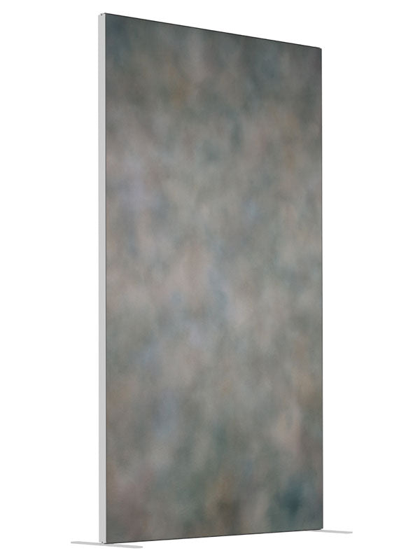 Dusty Brown shown at an angled view, photography backdrop panel for Denny StudioEdge silicone edge frame, 4 ft