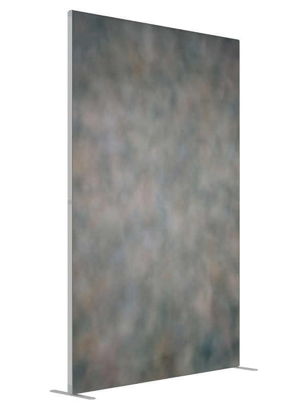 Dusty Brown shown at an angled view, photography backdrop panel for Denny StudioEdge silicone edge frame, 5 ft