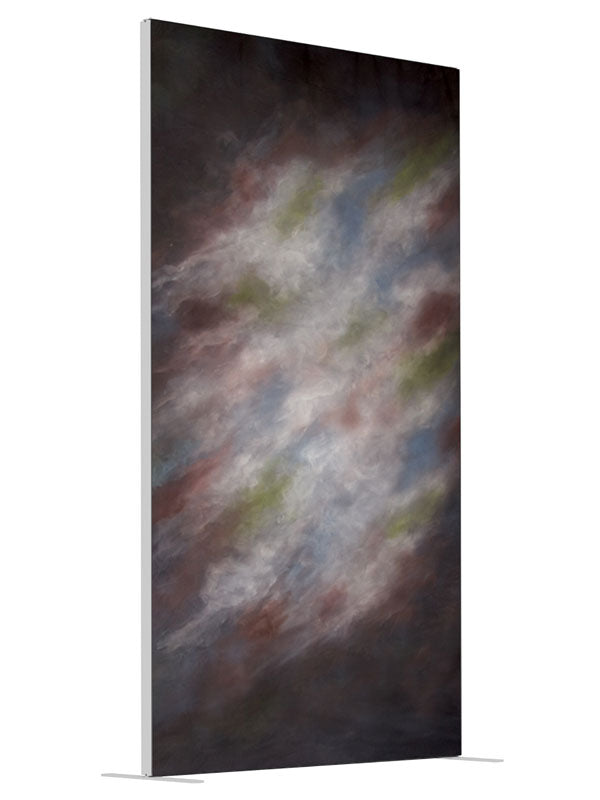 Ecliptic Matter shown at an angled view, photography backdrop panel for Denny StudioEdge silicone edge frame, 4 ft