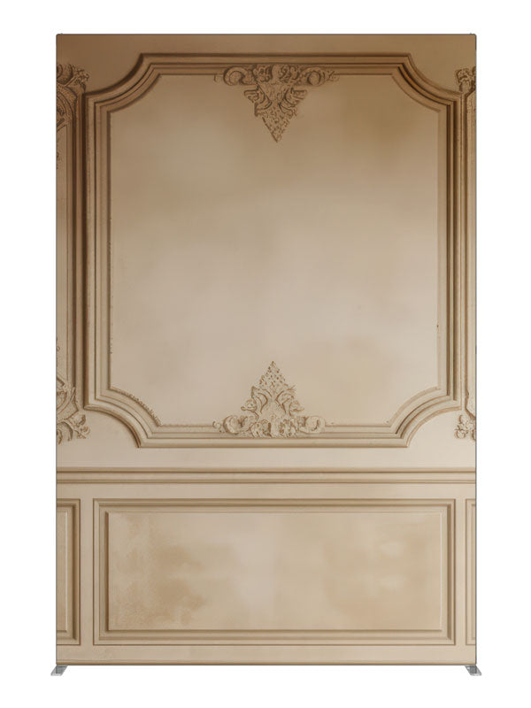 Elegant French Panel Wall, photography backdrop panel for Denny StudioEdge silicone edge frame, 5 ft