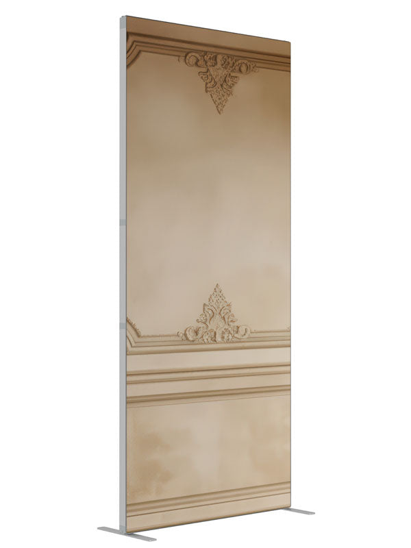 Elegant French Panel Wall shown at an angled view, photography backdrop panel for Denny StudioEdge silicone edge frame, 3 ft