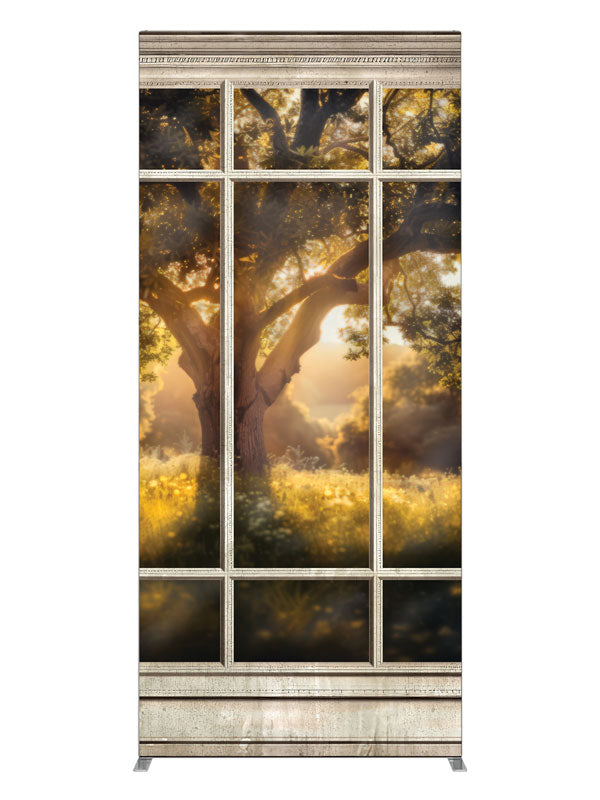 Elegant Light Wood Panel Room, photography backdrop panel for Denny StudioEdge silicone edge frame, 3 ft