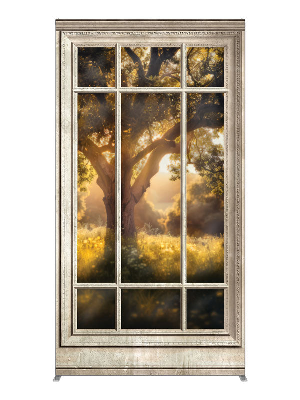 Elegant Light Wood Panel Room, photography backdrop panel for Denny StudioEdge silicone edge frame, 4 ft