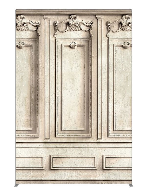 Elegant Light Wood Panel Room, photography backdrop panel for Denny StudioEdge silicone edge frame, 5 ft