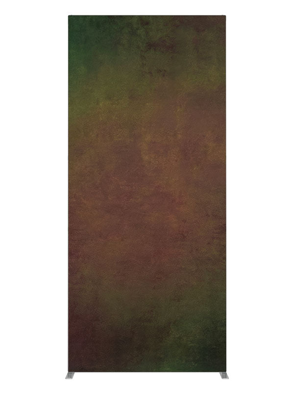 Elthorne Earth Tone Green Red Abstract Texture, photography backdrop panel for Denny StudioEdge silicone edge frame, 3 ft