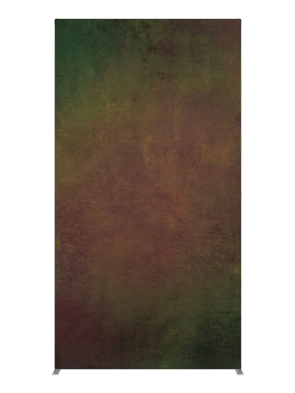 Elthorne Earth Tone Green Red Abstract Texture, photography backdrop panel for Denny StudioEdge silicone edge frame, 4 ft
