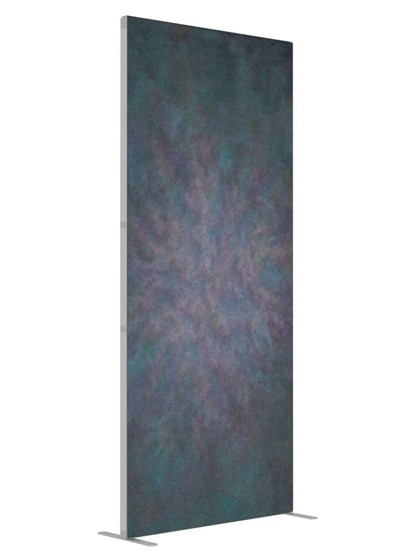 Emerald shown at an angled view, photography backdrop panel for Denny StudioEdge silicone edge frame, 3 ft