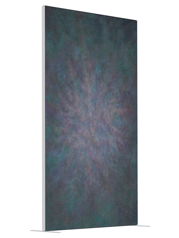 Emerald shown at an angled view, photography backdrop panel for Denny StudioEdge silicone edge frame, 4 ft