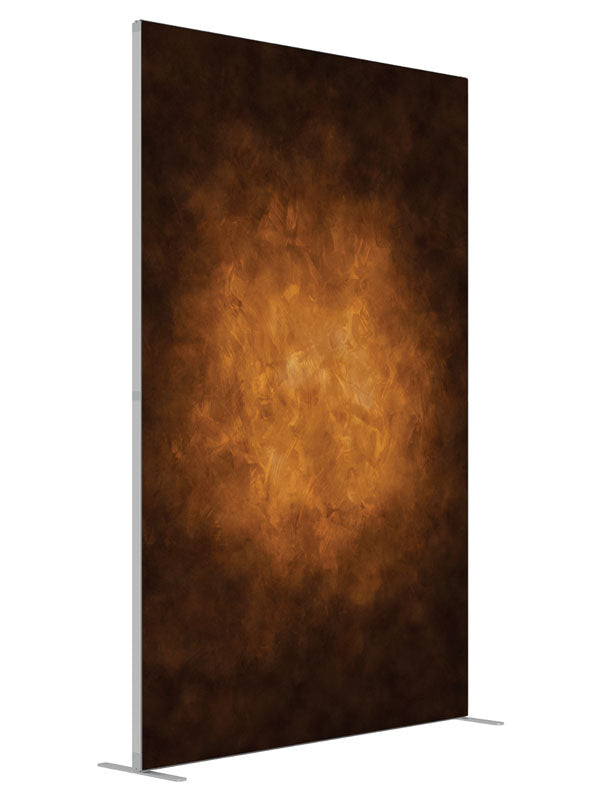 Eternal Amber shown at an angled view, photography backdrop panel for Denny StudioEdge silicone edge frame, 5 ft