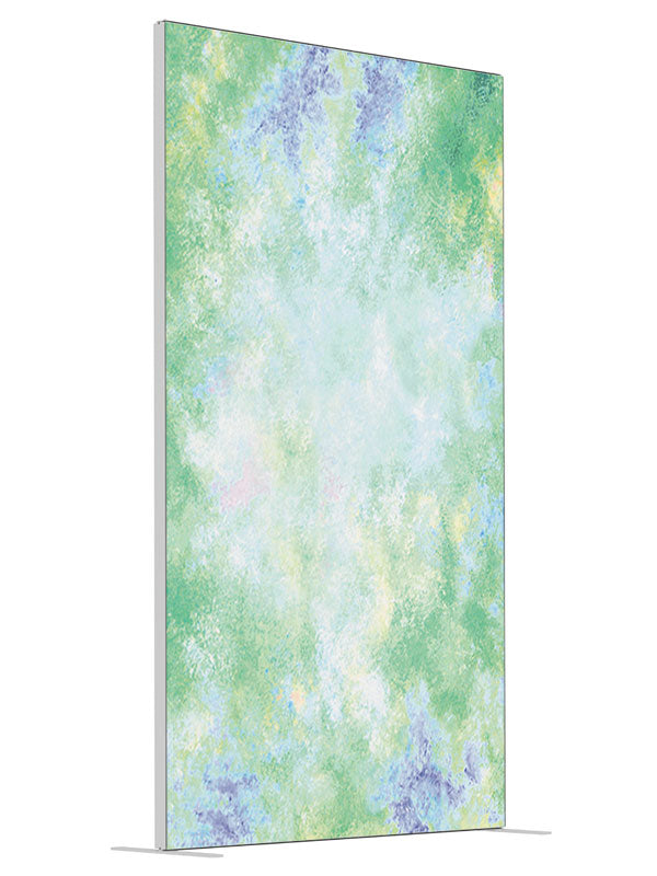 Eternal Spring shown at an angled view, photography backdrop panel for Denny StudioEdge silicone edge frame, 4 ft