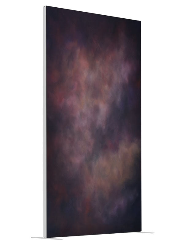 Evening Hues shown at an angled view, photography backdrop panel for Denny StudioEdge silicone edge frame, 4 ft