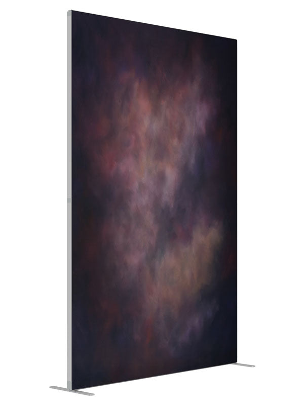 Evening Hues shown at an angled view, photography backdrop panel for Denny StudioEdge silicone edge frame, 5 ft