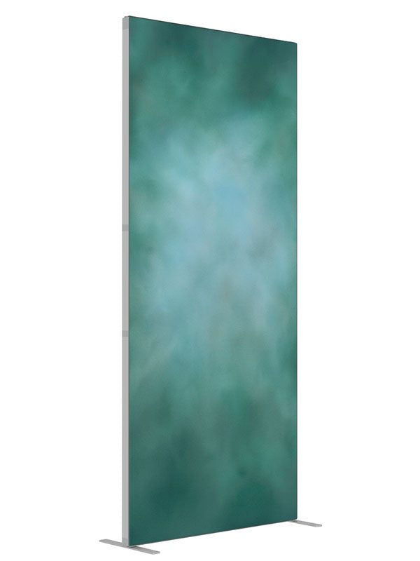 Evermist shown at an angled view, photography backdrop panel for Denny StudioEdge silicone edge frame, 3 ft