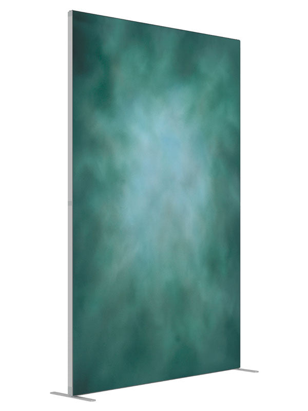 Evermist shown at an angled view, photography backdrop panel for Denny StudioEdge silicone edge frame, 5 ft